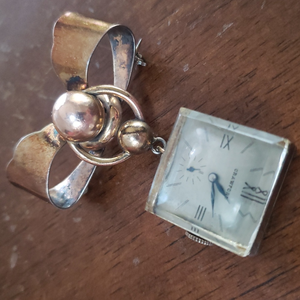Vintage Crawford Watch/Brooch